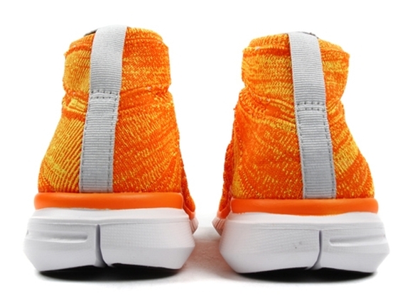 Nike Free Flyknit Chukka Orange Volt 4