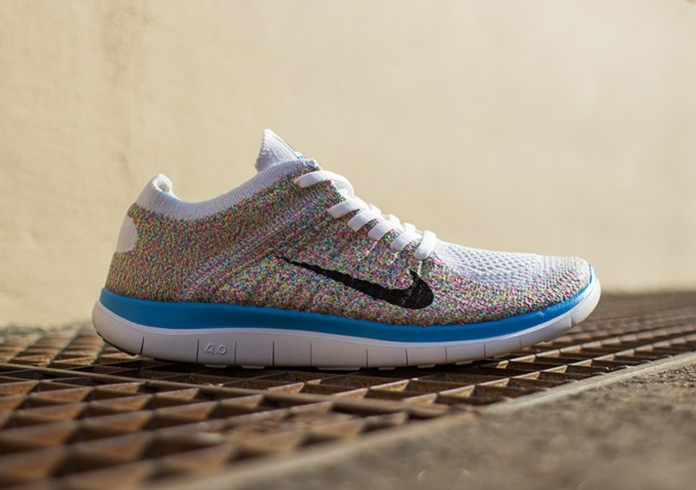 Nike Womens Free 4.0 Flyknit “Multi-Color”
