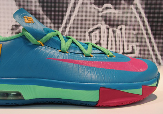 Nike KD 6 GS – Blue – Pink – Green