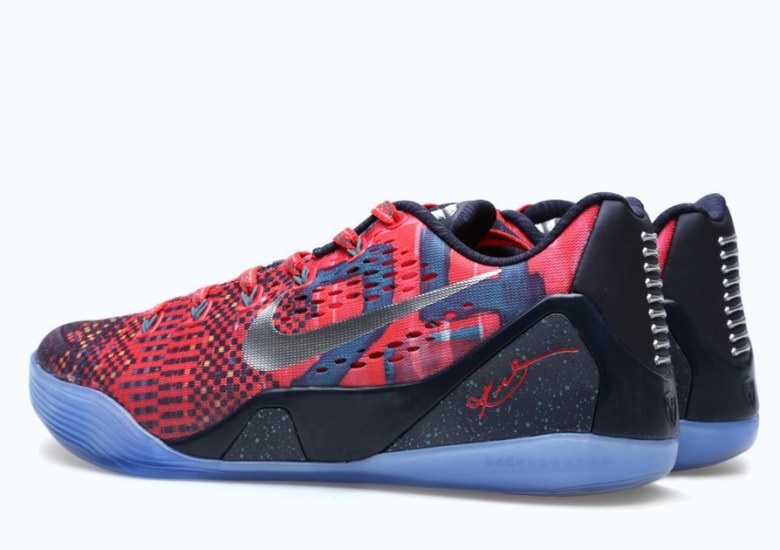 Nike Kobe 9 EM – Laser Crimson – Reflective Silver – Obsidian