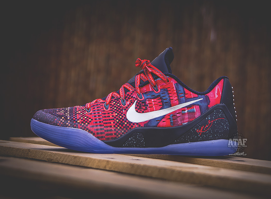 Nike Kobe 9 Em Laser Crimson Reflective Silver Obsidian 2