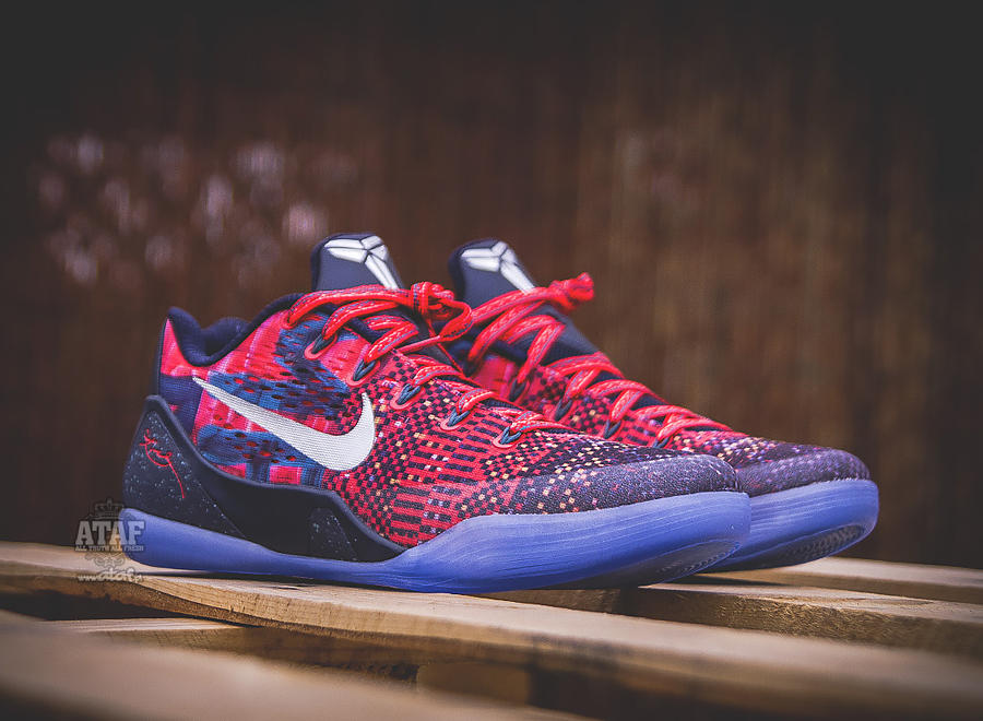 Nike Kobe 9 Em Laser Crimson Reflective Silver Obsidian 3