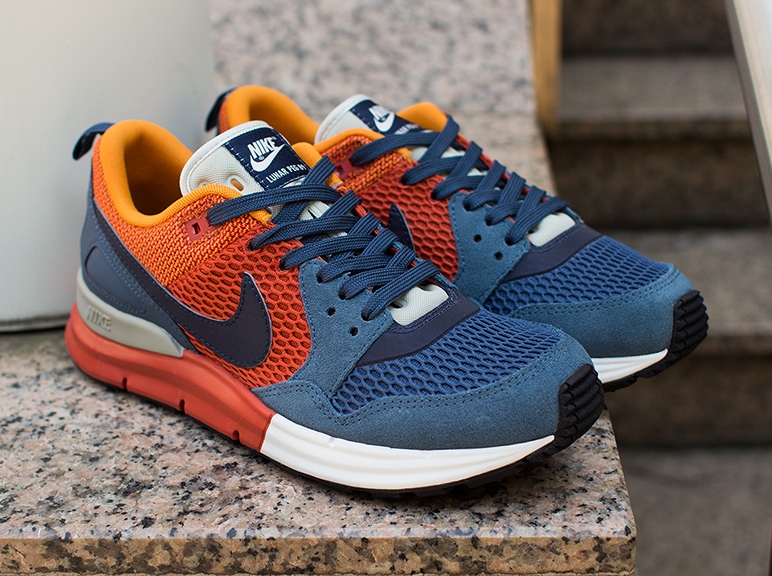 Nike Lunar Pegasus '89 - New Slate - Midnight Navy - Kumquat