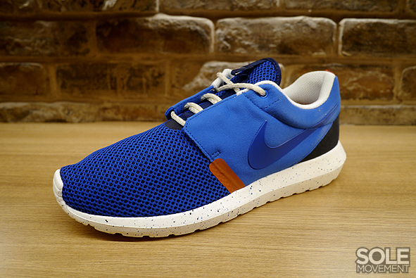 Nike Roshe Run Nm Military Blue Orange 01