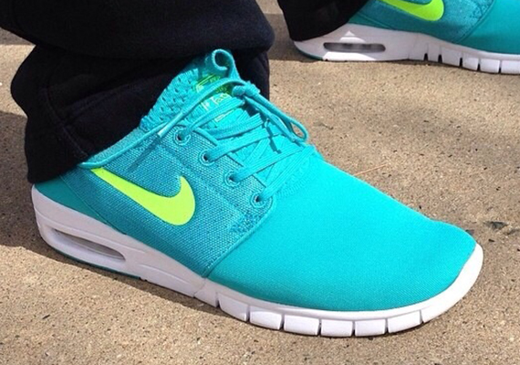 Nike Sb Stefan Janoski Max Teal Volt 2