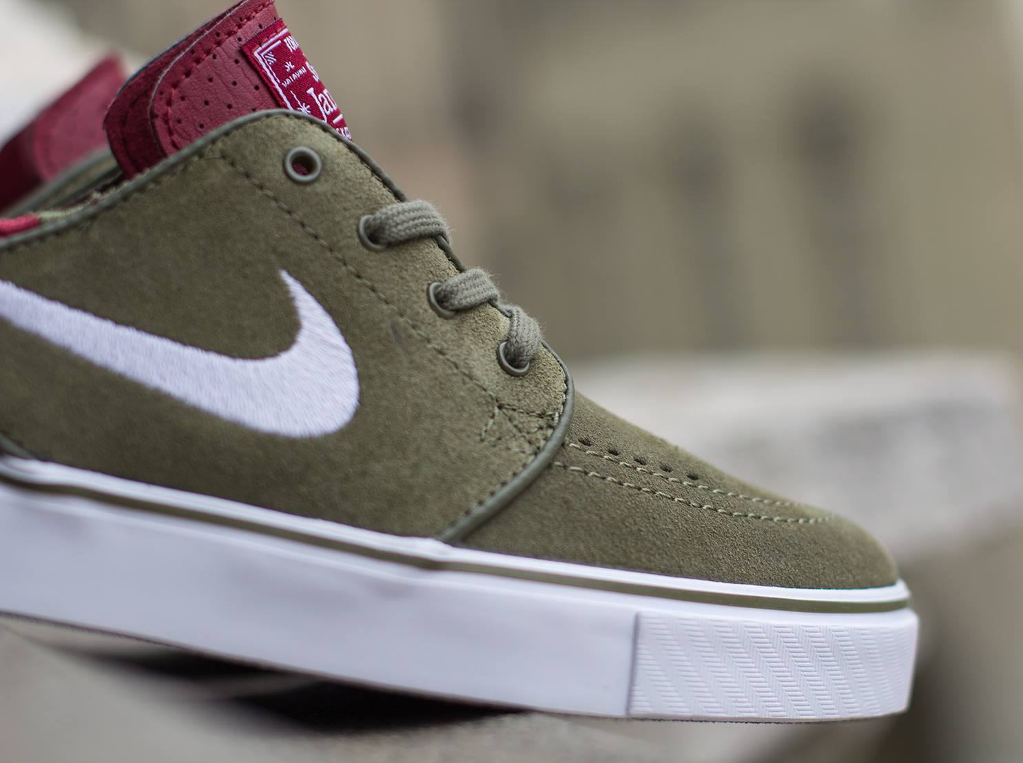 Nike Sb Stefan Janoski Olive Red 04