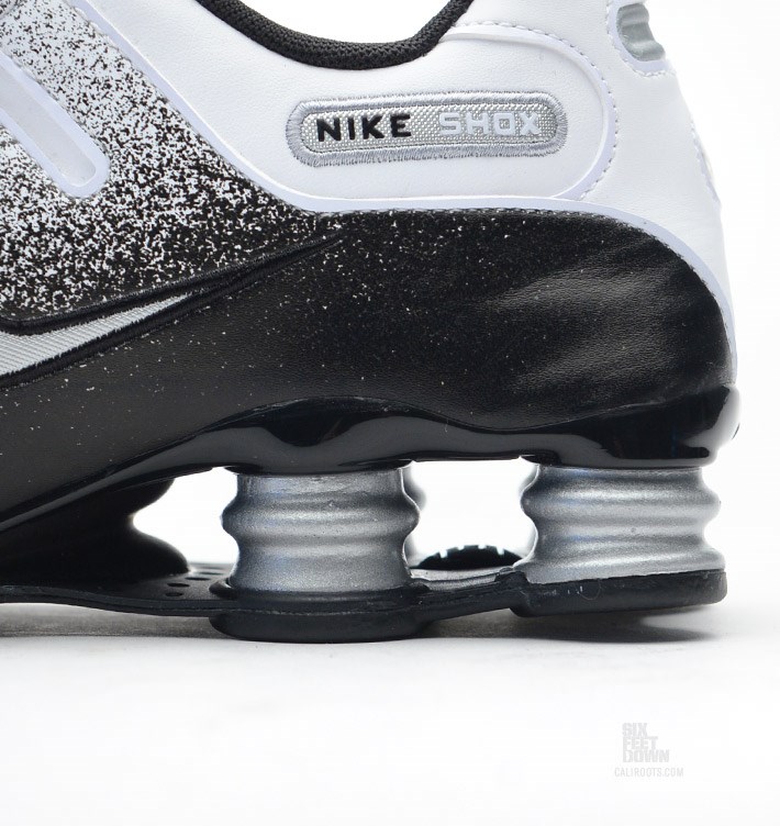 Nike Shox Nz Black White Metallic Silver 06