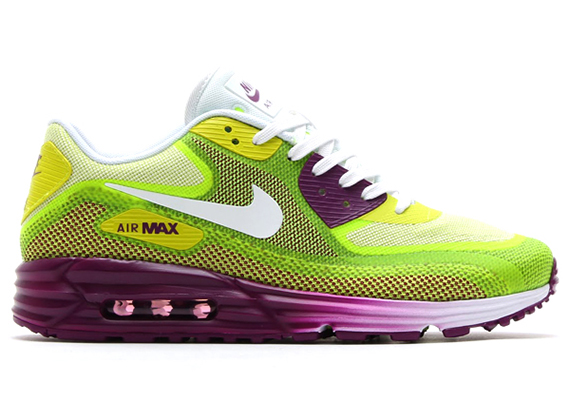 Nike Wmns Air Max 90 Lunar Bright Grape Venom Green 02