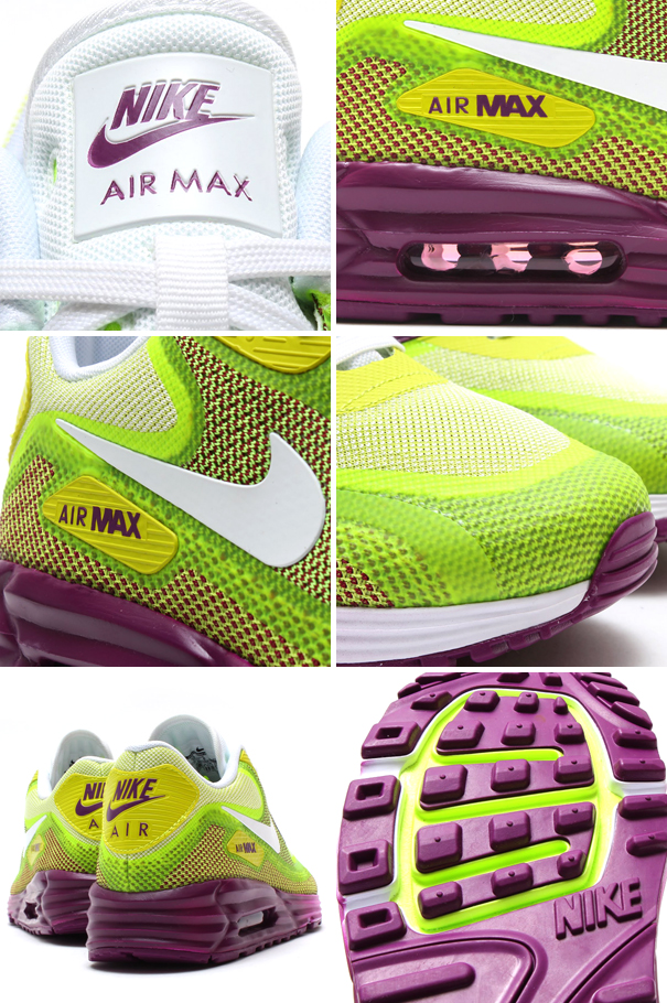 Nike Wmns Air Max 90 Lunar Bright Grape Venom Green 03