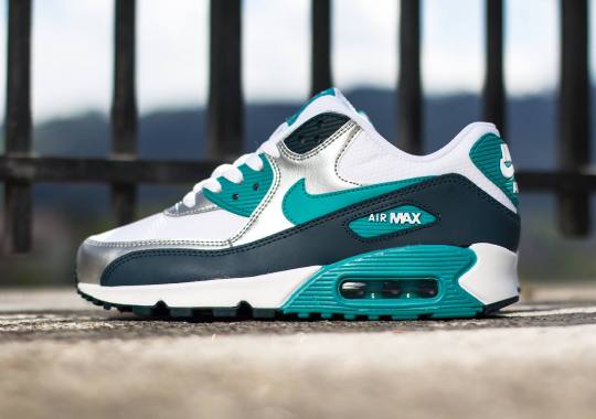 Nike Womens Air Max 90 – White – Turbo Green – Nightshade