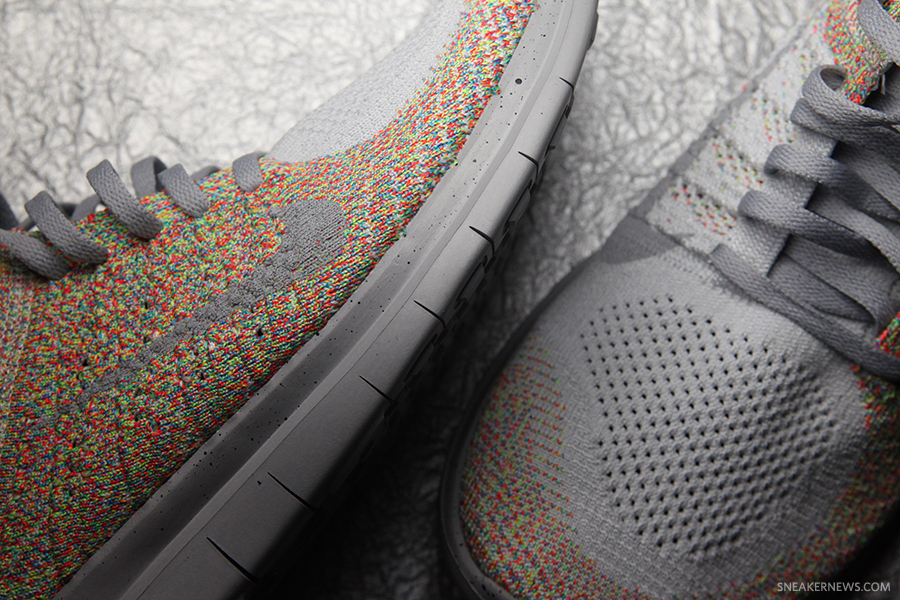 Nikeid Free Flyknit 4.0 Multicolor 5