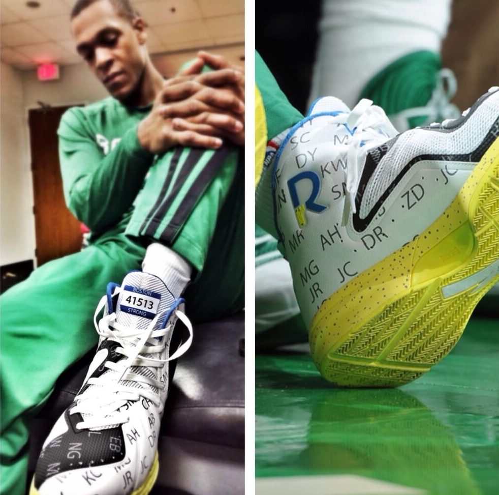 Rajon Rondo Honors Boston Marathon Victimes Pe 01