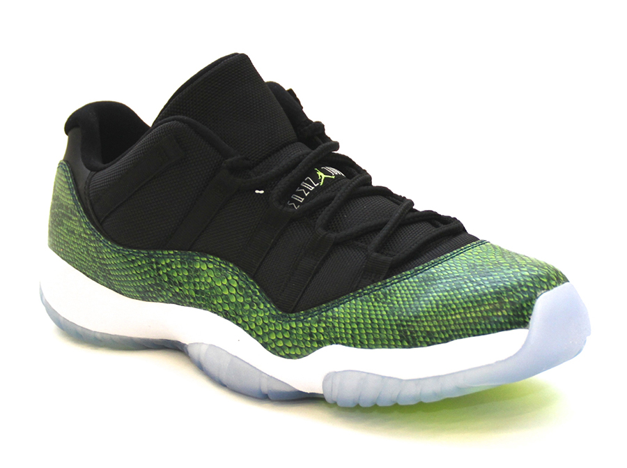 Air Jordan 11 Low "Green Snake" - Arriving at Retailers