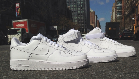 White On White Air Force 1s Spring 2014