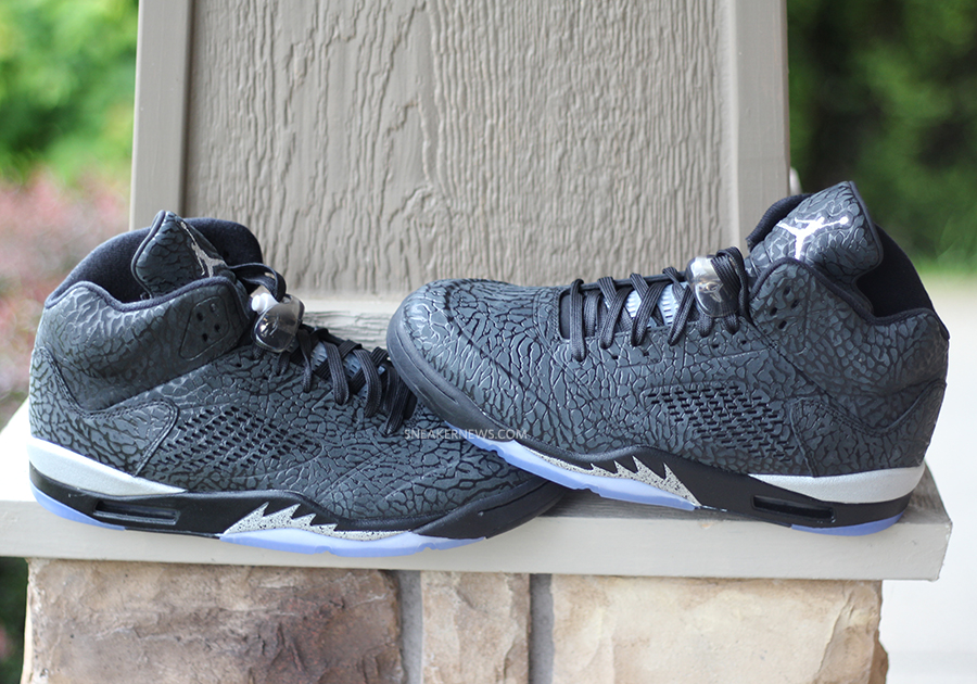 3lab5 Air Jordan 5 Black Metallic 2