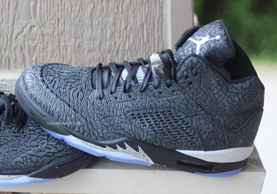 3lab5 Air Jordan 5 Black Metallic