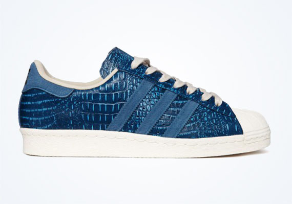 Adidas Superstar 80s Tribe Blue Snake 01