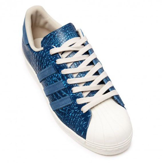 Adidas Superstar 80s Tribe Blue Snake 02