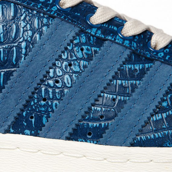 Adidas Superstar 80s Tribe Blue Snake 04