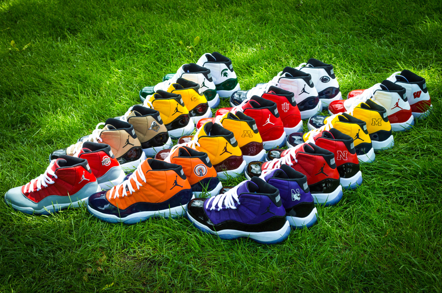 Air Jordan 11 Big Ten Customs By Dillon Dejesus 14