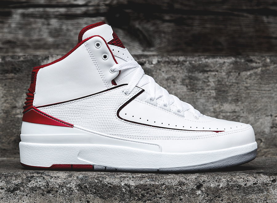 Air Jordan 2 Retro White Red Grey Arriving 2