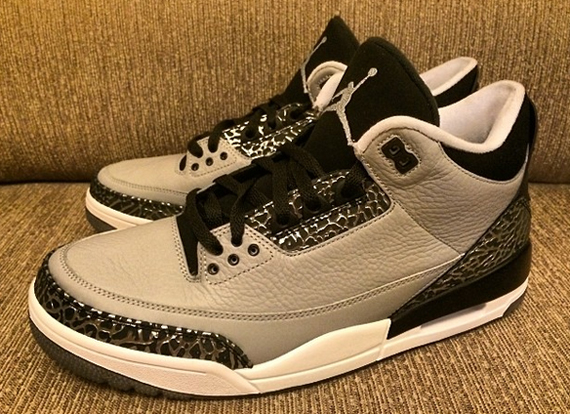 Air Jordan 3 Retro - Wolf Grey - Black