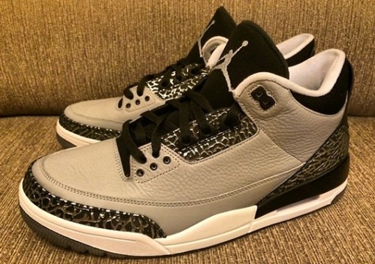 Air Jordan 3 Retro – Wolf Grey – Black