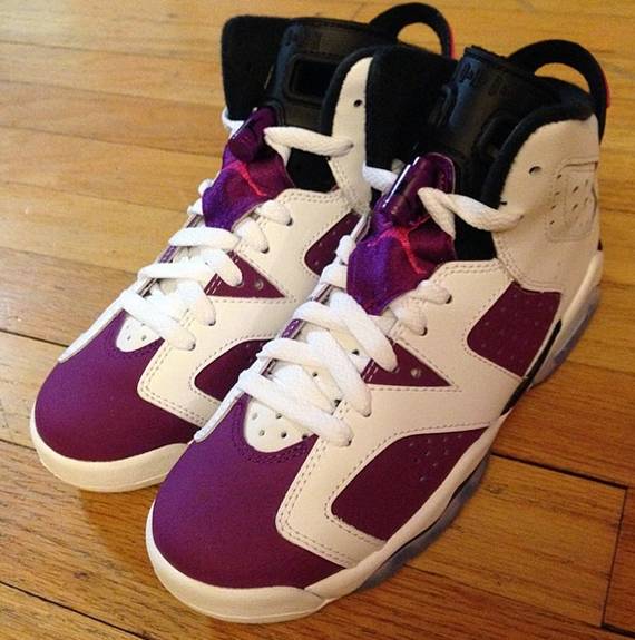 Air Jordan 6 Gs Bright Grape 1