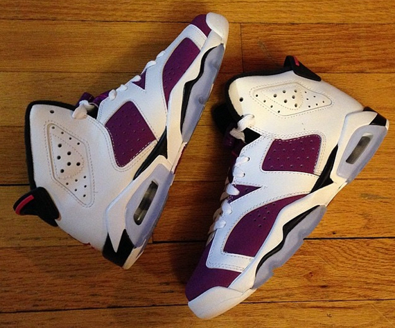 Air Jordan 6 Gs Bright Grape 2