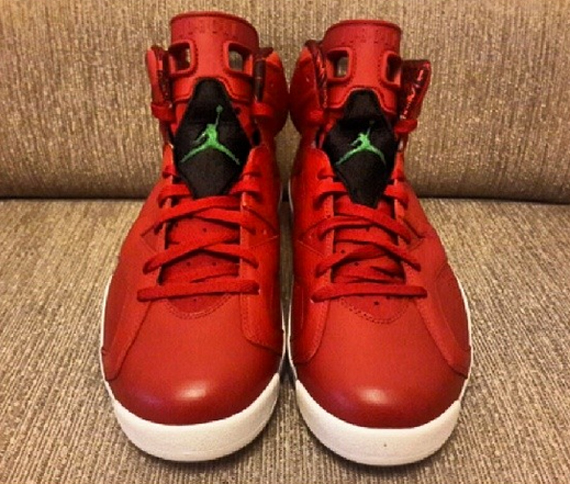 Air Jordan 6 Red Leather 2