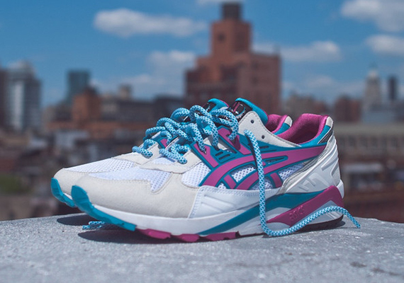 Asics Gel Kayano OG - White - Magenta - Turquoise