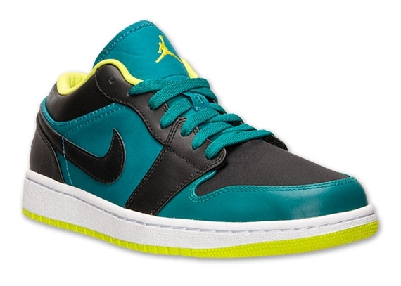 Air Jordan 1 Low - Lush Teal - Venom Green - Black