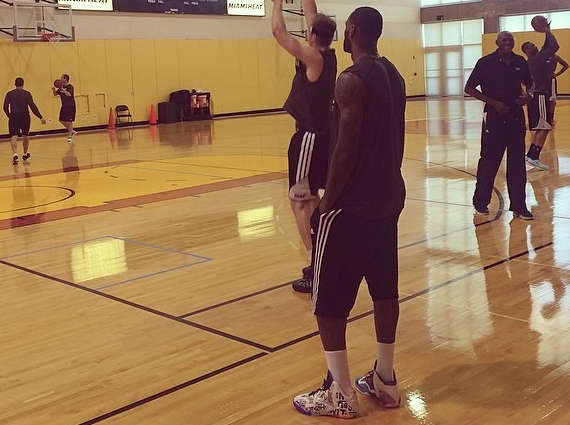 Lebron James Practice What The Lebrons