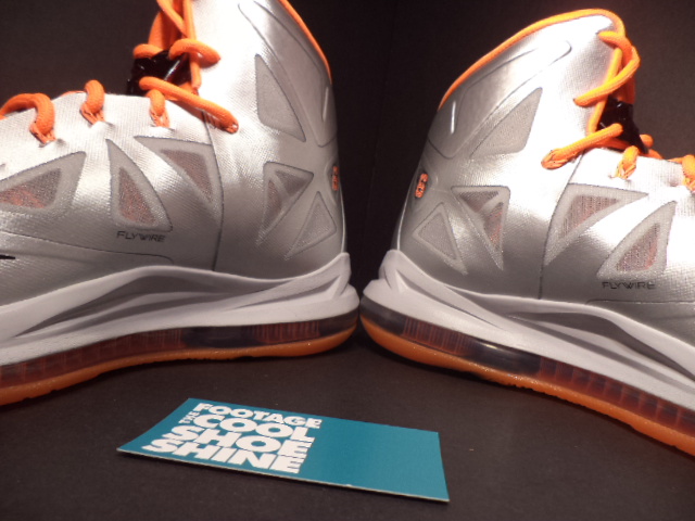 Lebron X Diana Taurasi Silver Orange 06