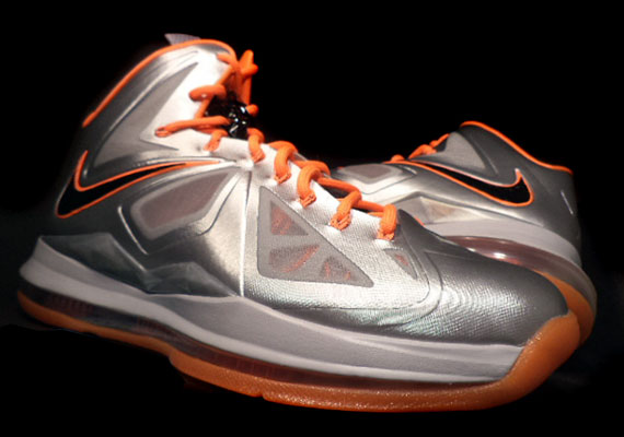 Lebron X Diana Taurasi Silver Orange