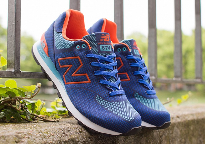 New Balance 574 “Woven” – Blue – Orange