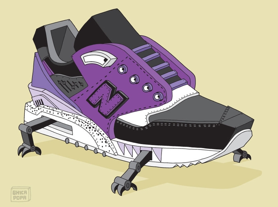 New Balance Collab Art by Ghica Popa