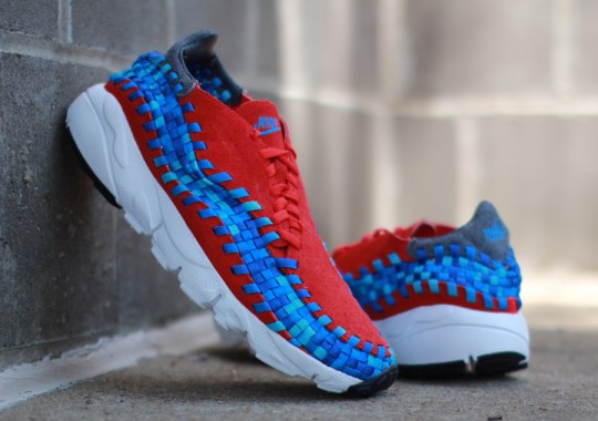 Nike Air Footscape Woven Motion – Challenge Red – Photo Blue | Available