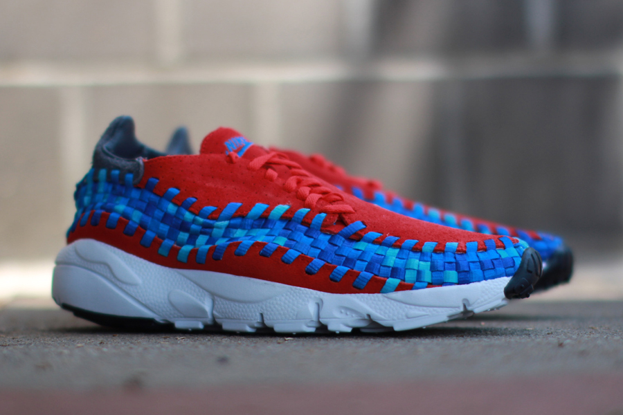 Nike Air Footscape Woven Motion Red Photo Blue 02