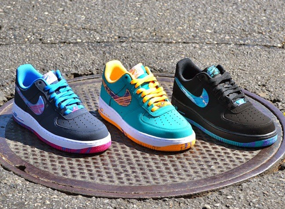 Nike Air Force 1 Low "Marbled Swoosh" Pack - Available