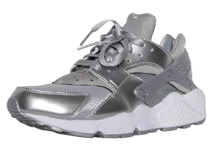 Nike Air Huarache Metallic Silver 03