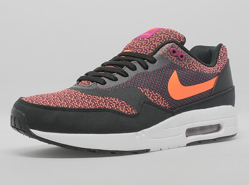 Nike Air Max 1 Jacquard - Anthracite - Bright Magenta - Total Orange