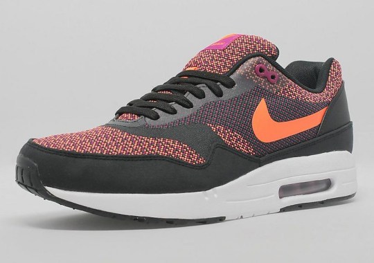 Nike Air Max 1 Jacquard – Anthracite – Bright Magenta – Total Orange