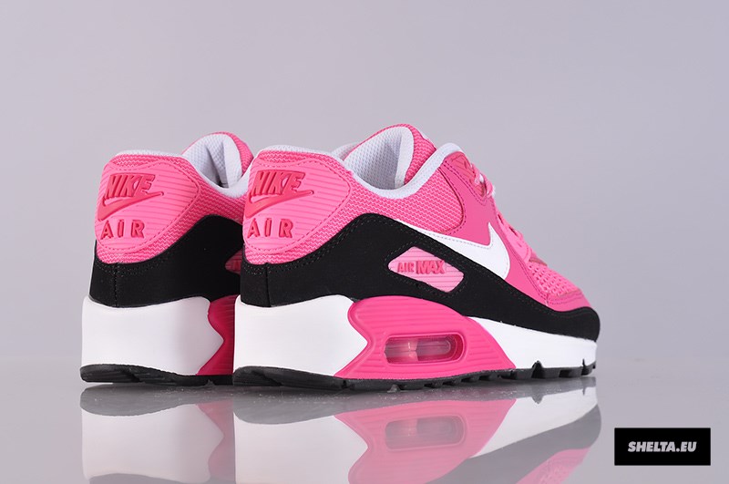 Nike Air Max 90 Gs Vivid Pink White Glow Black 04