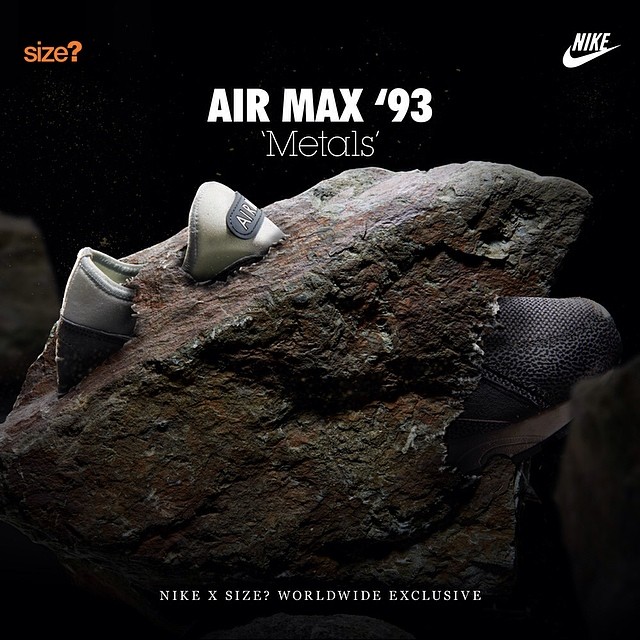 Nike Air Max 93 Metals Size