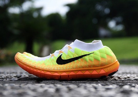 Nike Free 3.0 Flyknit – Volt – Orange