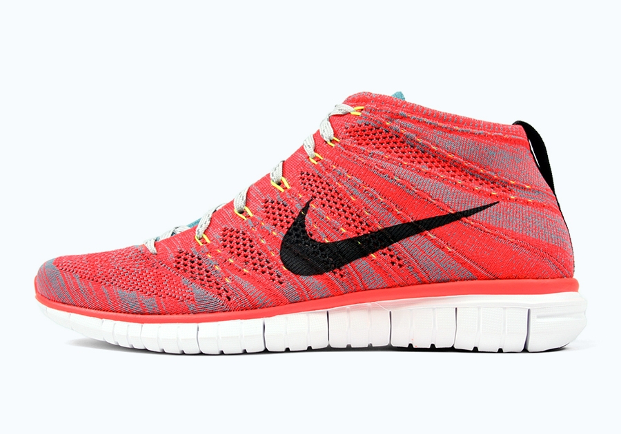 Nike Free Flyknit Chukka "Bright Crimson"