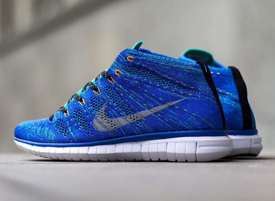 Nike Free Flyknit Chukka Game Royal Wolf Grey Atomic Teal Black 01