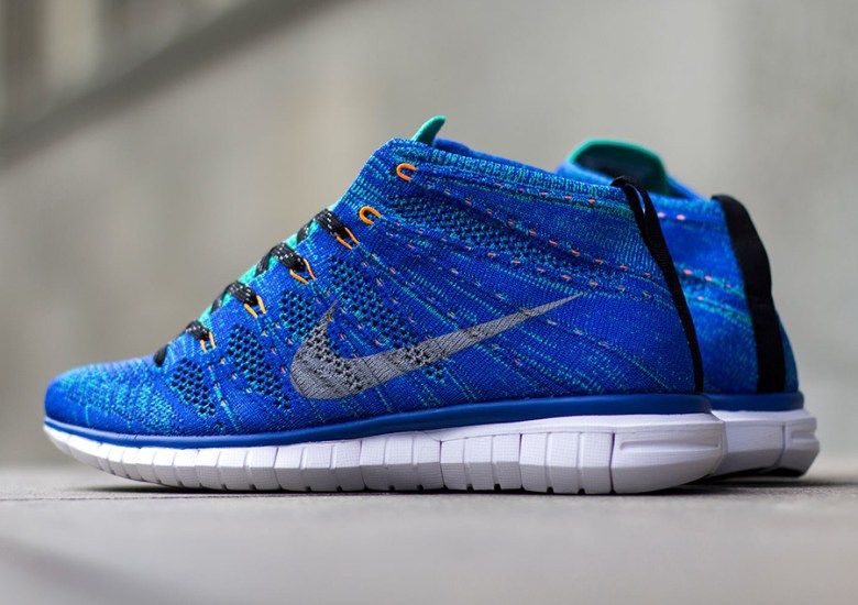 Nike Free Flyknit Chukka – Game Royal – Wolf Grey – Atomic Teal – Black