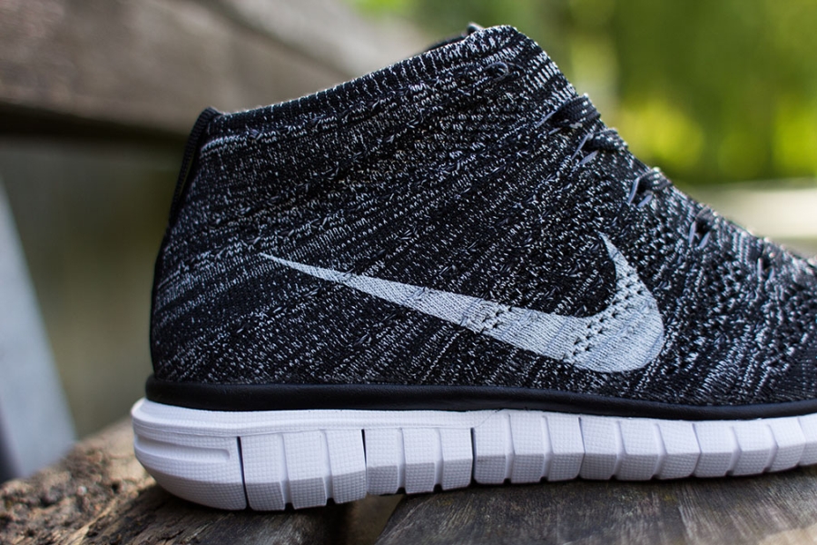 Nike Free Flyknit Chukka Grey White 02